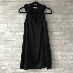 Matty M 100% silk Little black dress with pockets